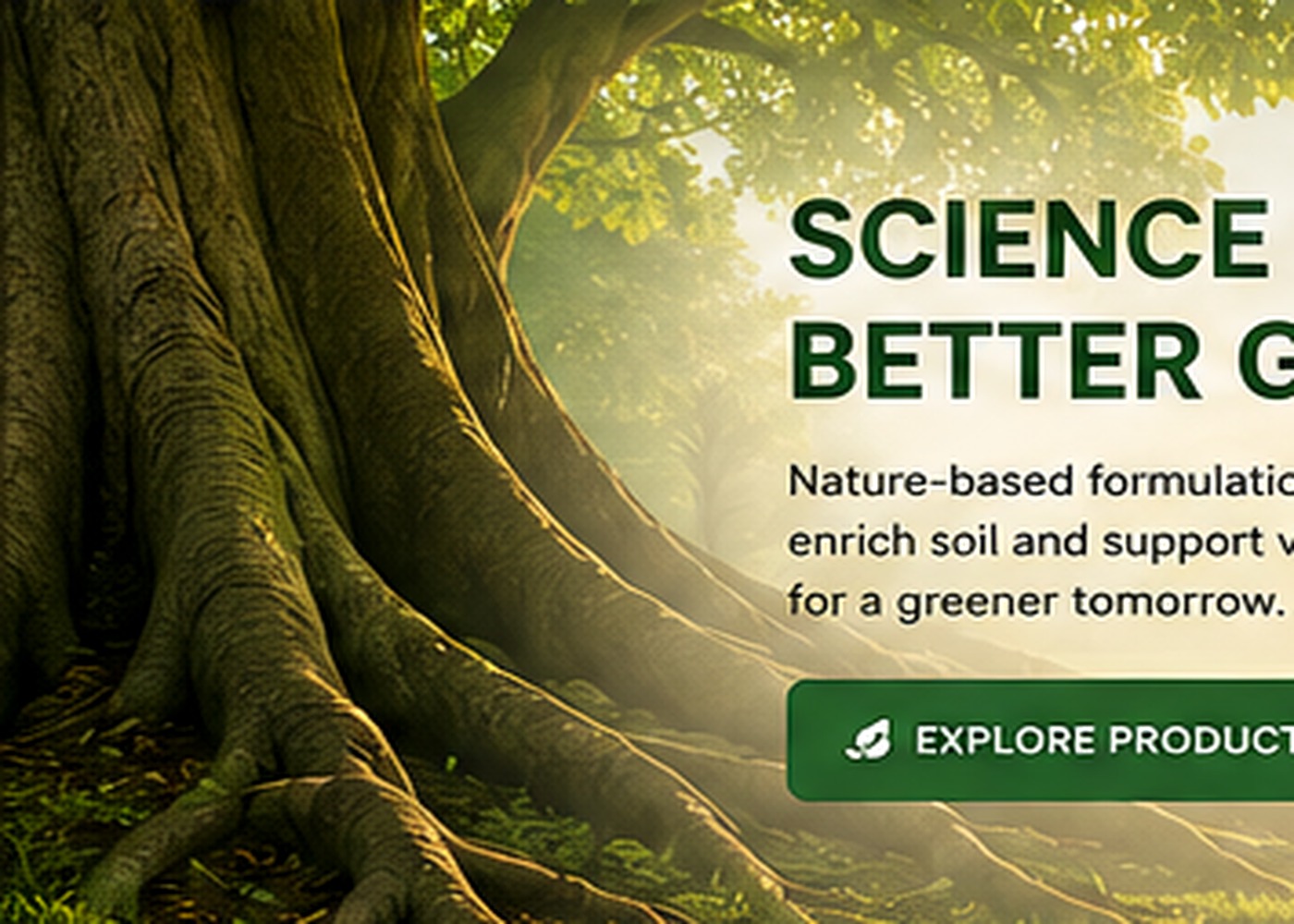 Healthy trees and green spaces