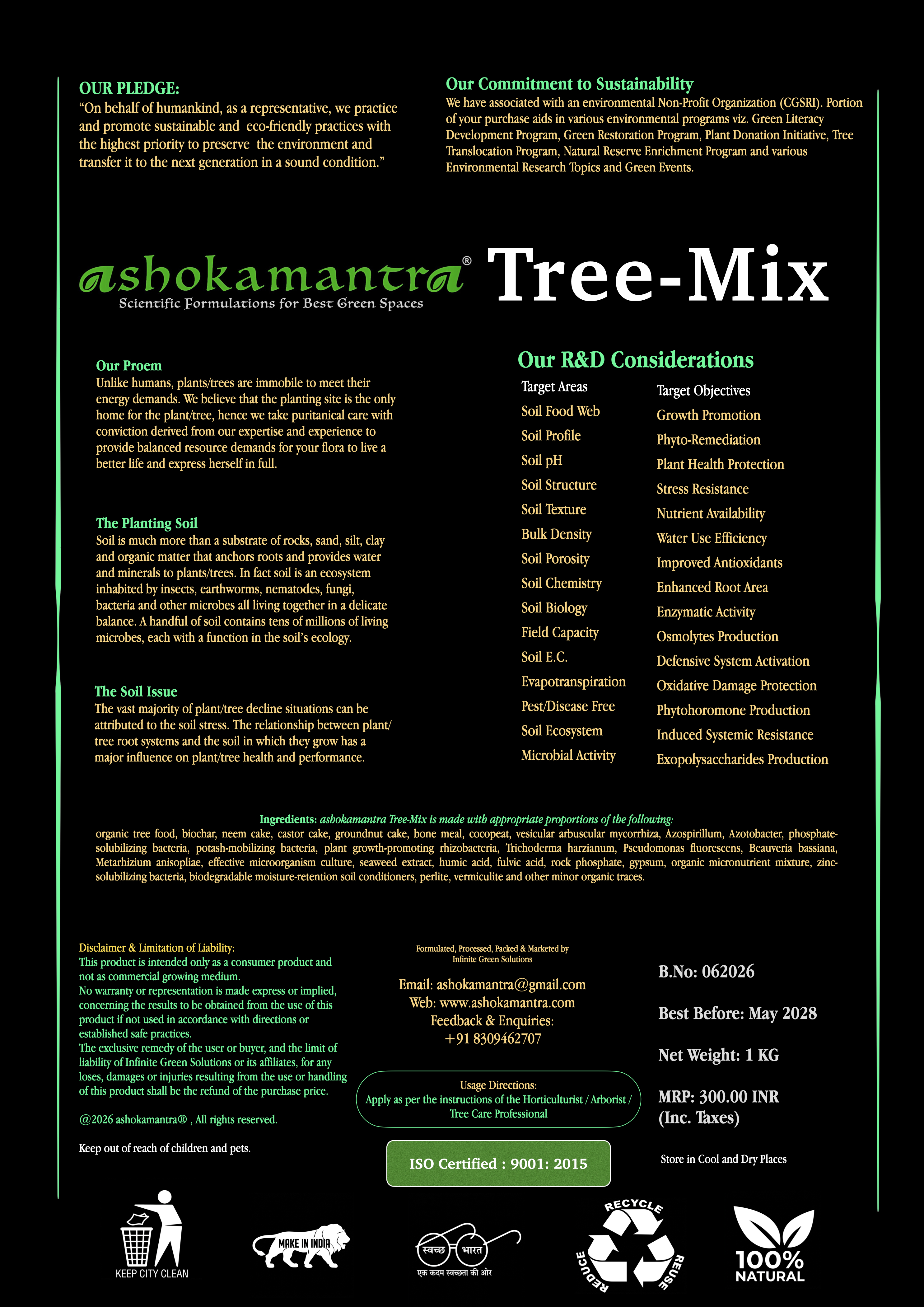 Tree-Mix back label