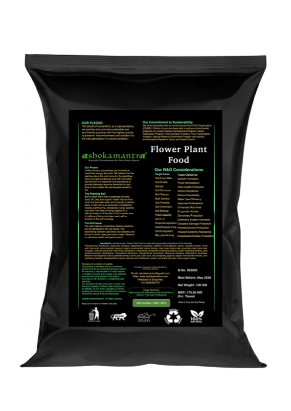 Flower Plant Food product back