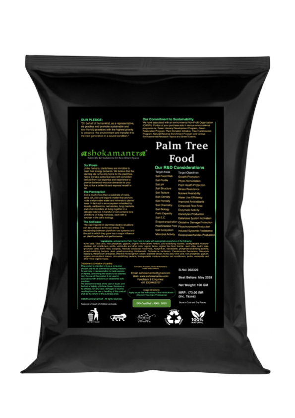 Palm Tree Food product back