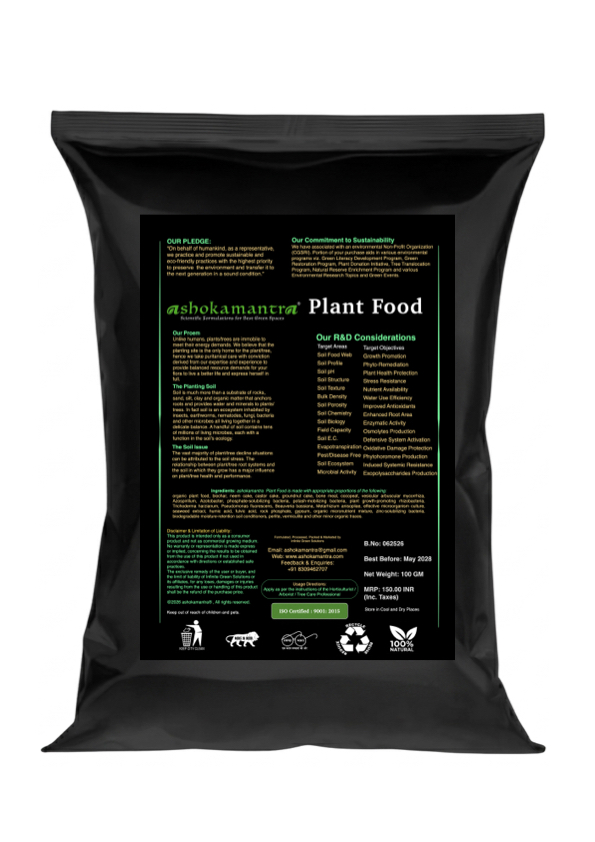 Plant Food product back